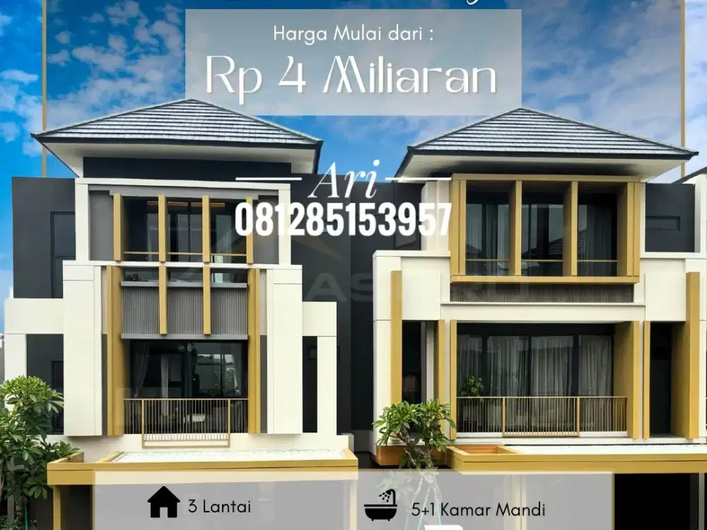 ELYON BY EONNA TYPE 9 LB 265M² 5+1 Bedrooms 0%Dp subsisi 10% limited