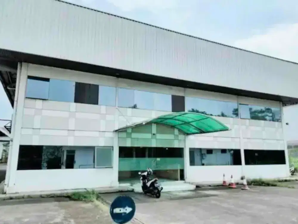 di jual / sewa pabrik luas 1,3 hektar bangunan 7000 m2 bisa pemakaian batu bara dalam kawasan EJIP Cikarang