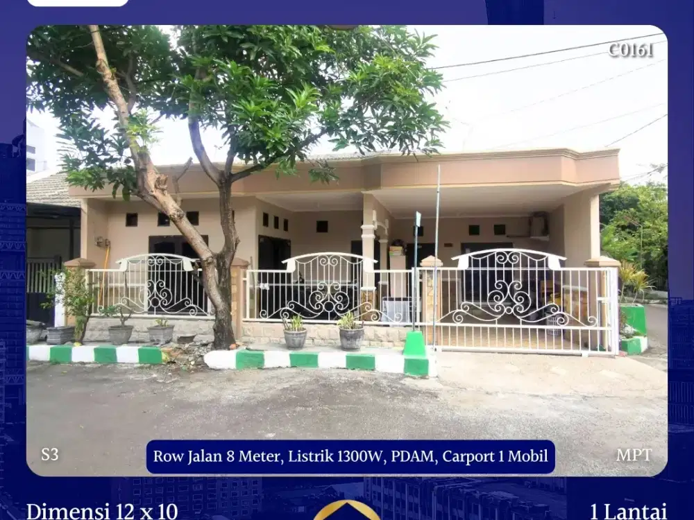Rumah Griya Babatan Mukti Surabaya Barat dkt Wiyung Royal Residence