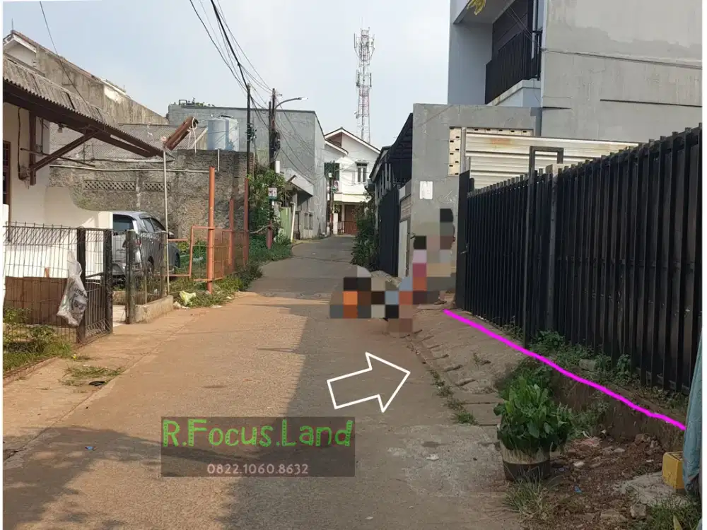 Tanah Akses Mobil 93m dekat Bintaro