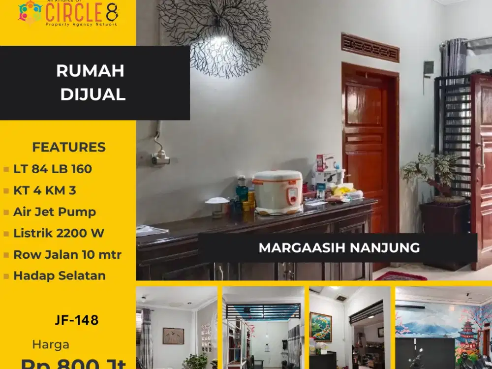 Jual rumah siap huni di Margaasih Nanjung di bawah 1 M