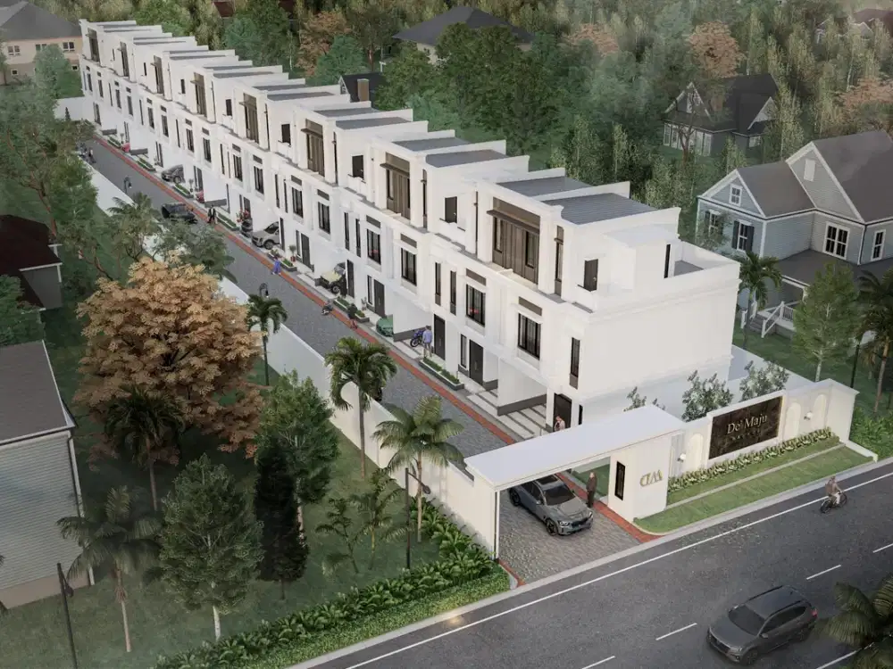 Jual Villa Baru di Komplek De Maju Palace Jalan Amal Luhur - Medan