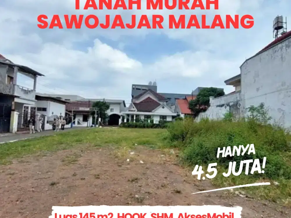 Tanah Sawojajar Ranugrati Malang Lokasi Strategis Kawasan Komersil