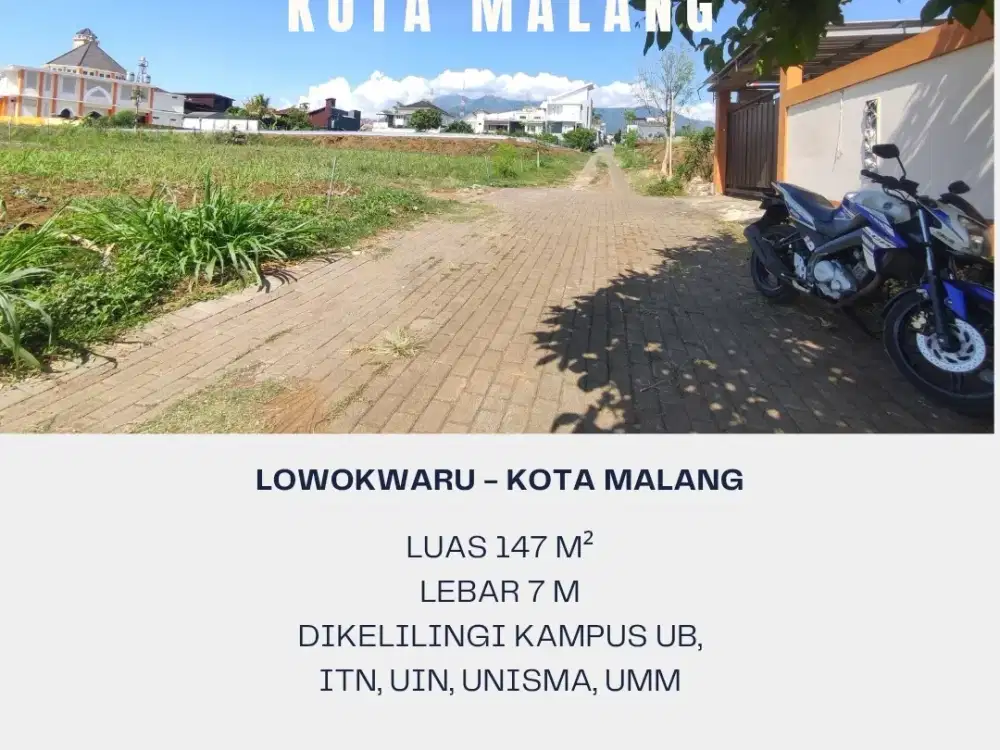 Langsung Akad Notaris Tanah Dijual Merjosari Atas Lingkungan Perumahan