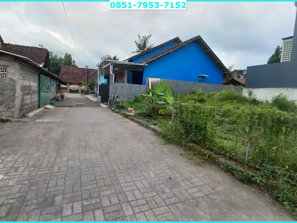 Dijual Tanah Sleman 4 Menit Kampus UII Kaliurang SHM Pekarangan