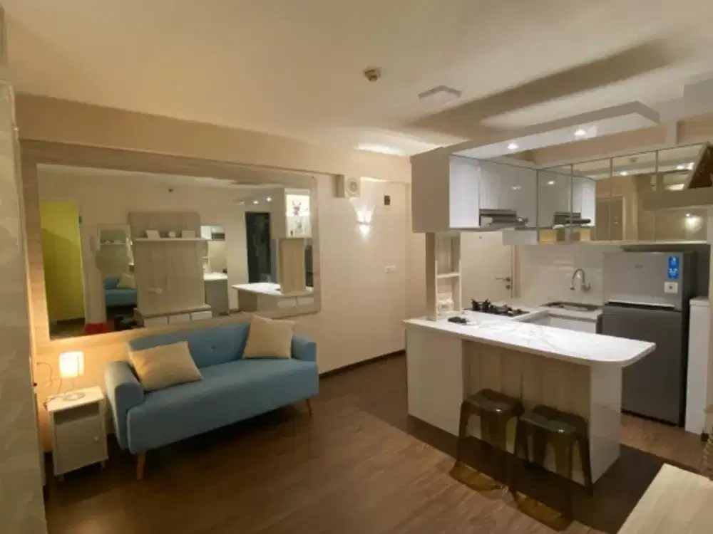 apartemen bassura city 3 br renovasi jadi 2br furnished