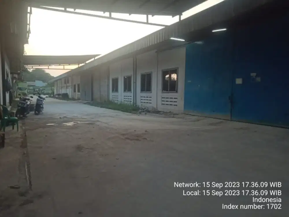 Di jual gudang siap paki di luar kawasan cikarang