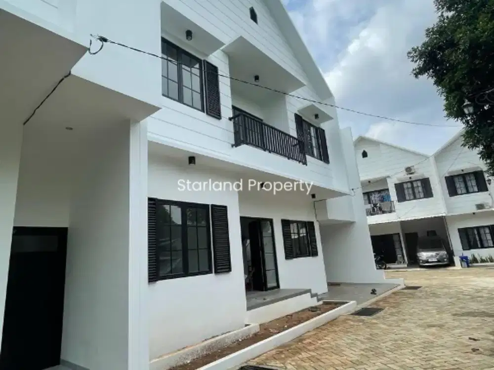 RUMAH 2 LANTAI AMERICAN STYLE FULL BATA MERAH DI BINTARO SEKTOR 9