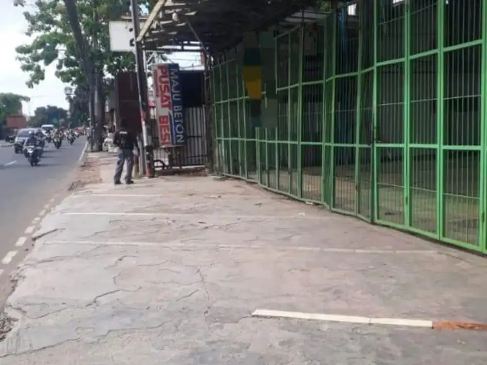 Jual gudang harga di bawah NJOP di tepi jalan raya utama Bogor