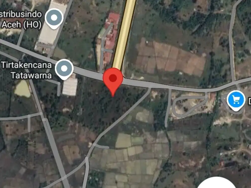 Jual tanah depan jln tol blang bintang