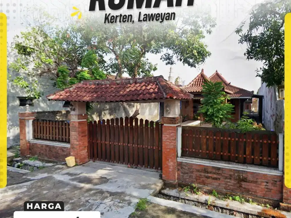 Rumah Disewakan Kerten, Laweyan, Surakarta (Full Furnished)
