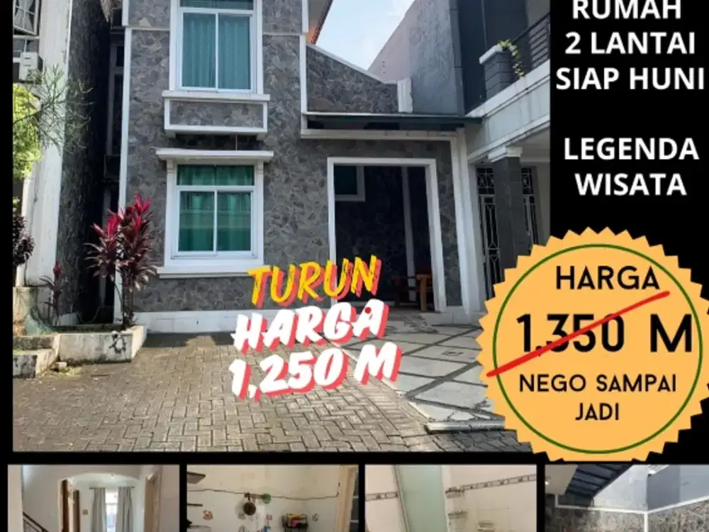 Rumah Cantik Di Jual Cepat Siap Huni. Legenda Wisata Cibubur.