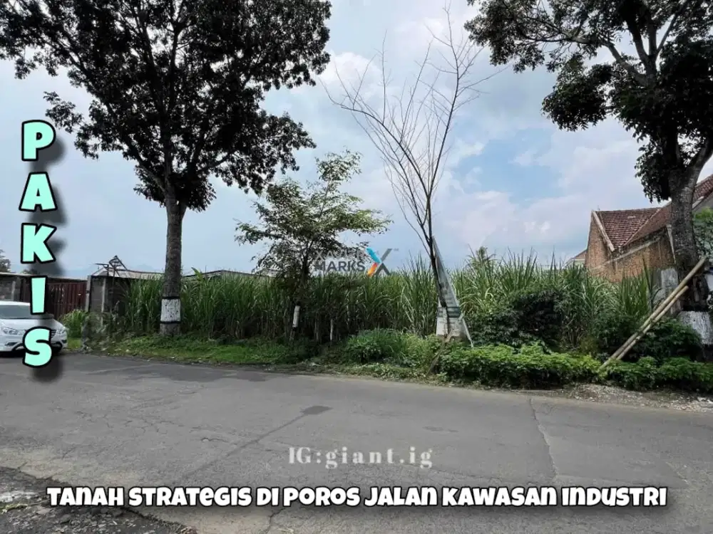 Tanah Strategis di poros jalan raya Pakis Malang