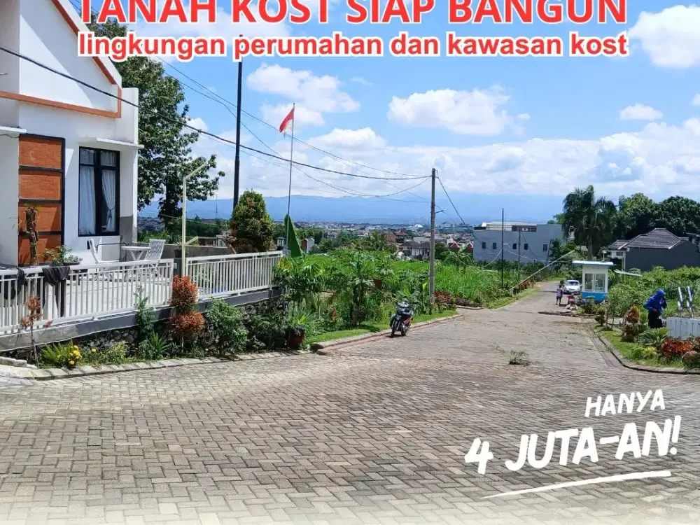 Tanah Siap Bangun Strategis View 360 Kota dan Gunung