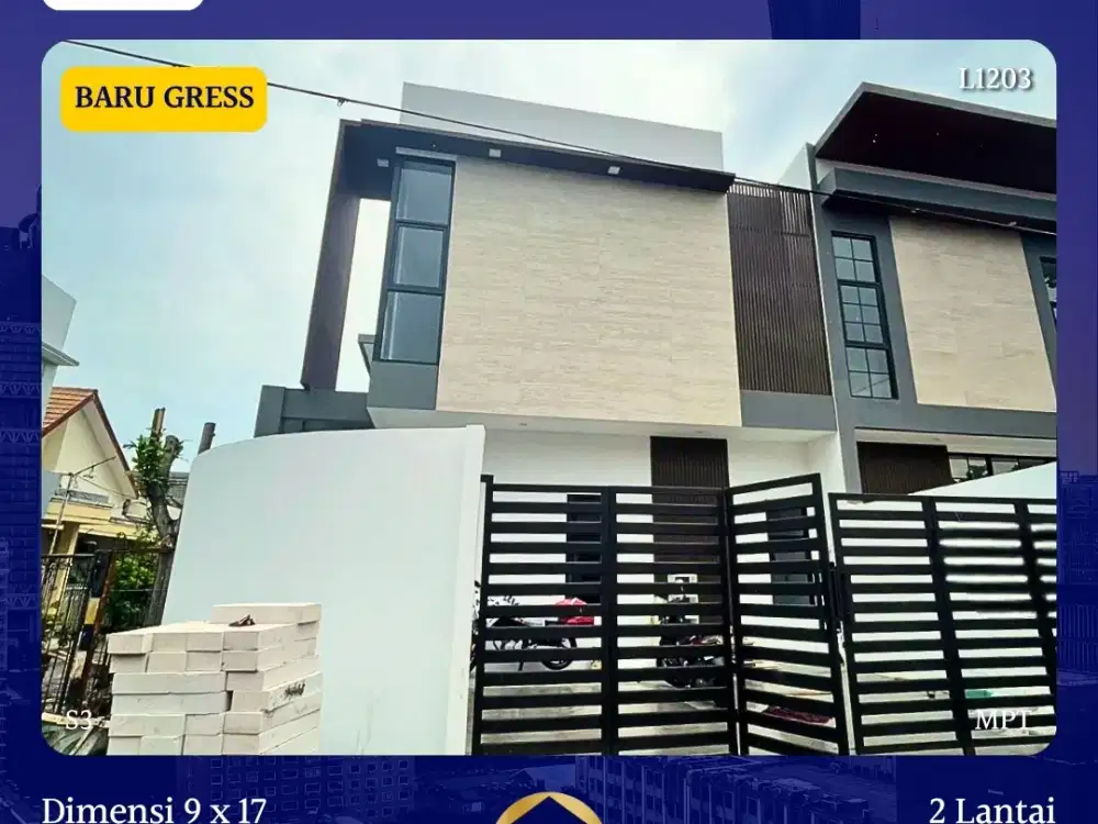 Rumah Baru Sutorejo Timur dkt Dharmahusada ITS Pakuwon City Kenjeran