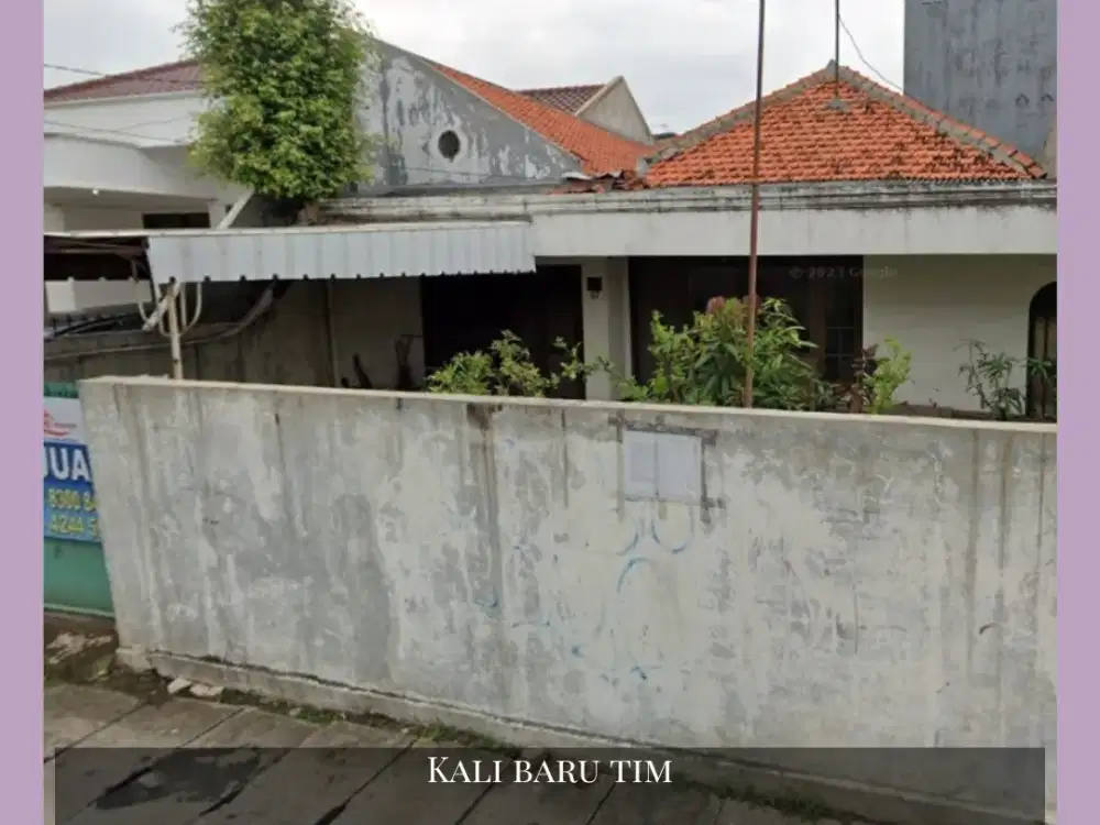 Dijual Rumah di bawah NJOP di Kali Baru Timur