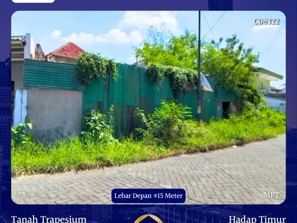 Jual Tanah Darmo Permai Utara Surabaya Barat dkt Sukomanunggal Tandes