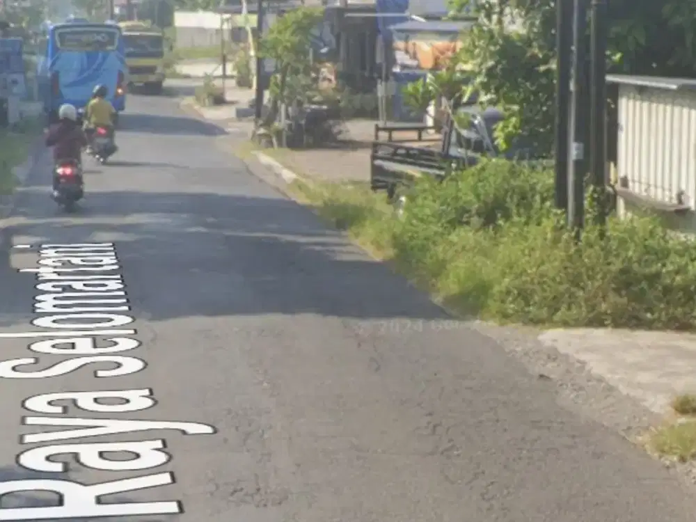 Tanah Murah tepi jl Raya Selomartani Kalasan Sleman