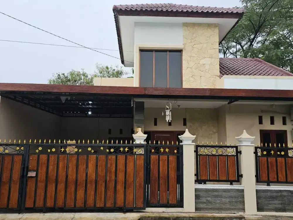 Sewa rumah full furnish bagus dekat Al Abidin dan exit tol  siap huni