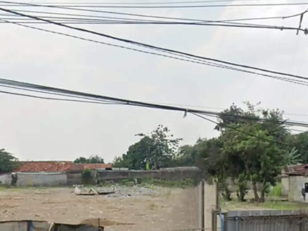 Di sewakan tanah di tepi jalan raya area Bantar gebang kab Bekasi