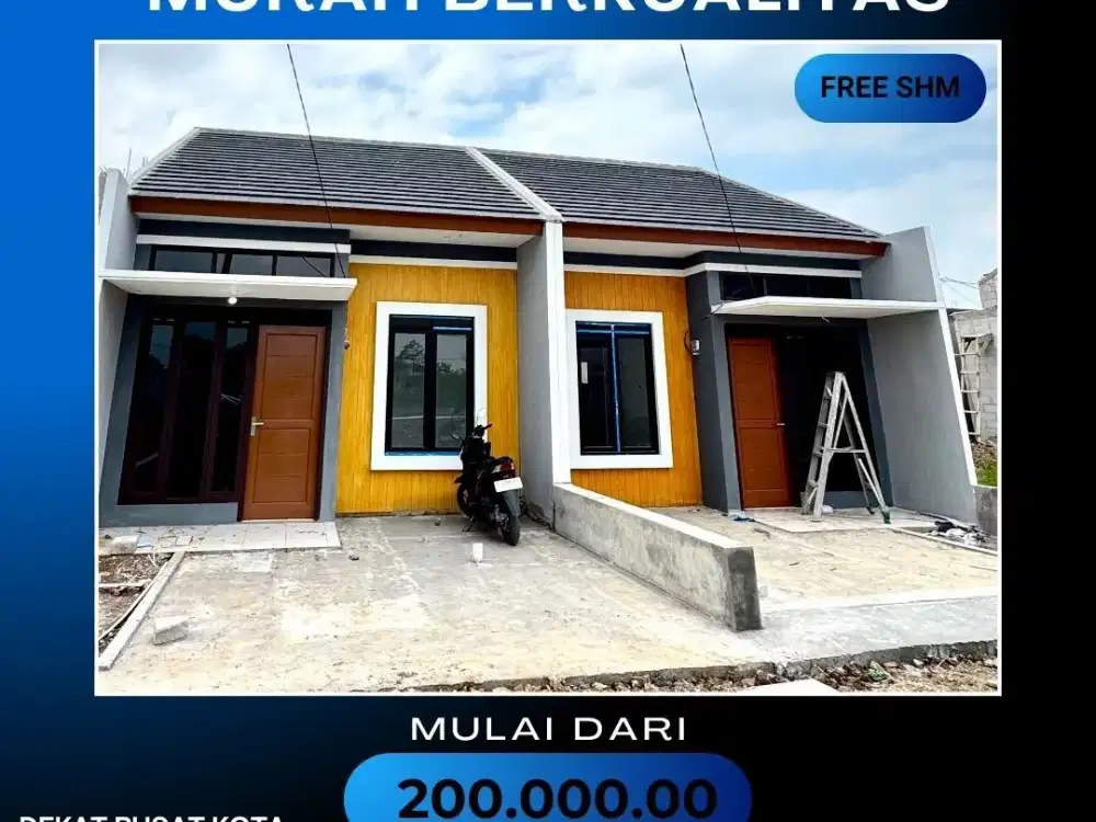 Di jual rumah nyaman minimalis modren dekat tol sumarecon