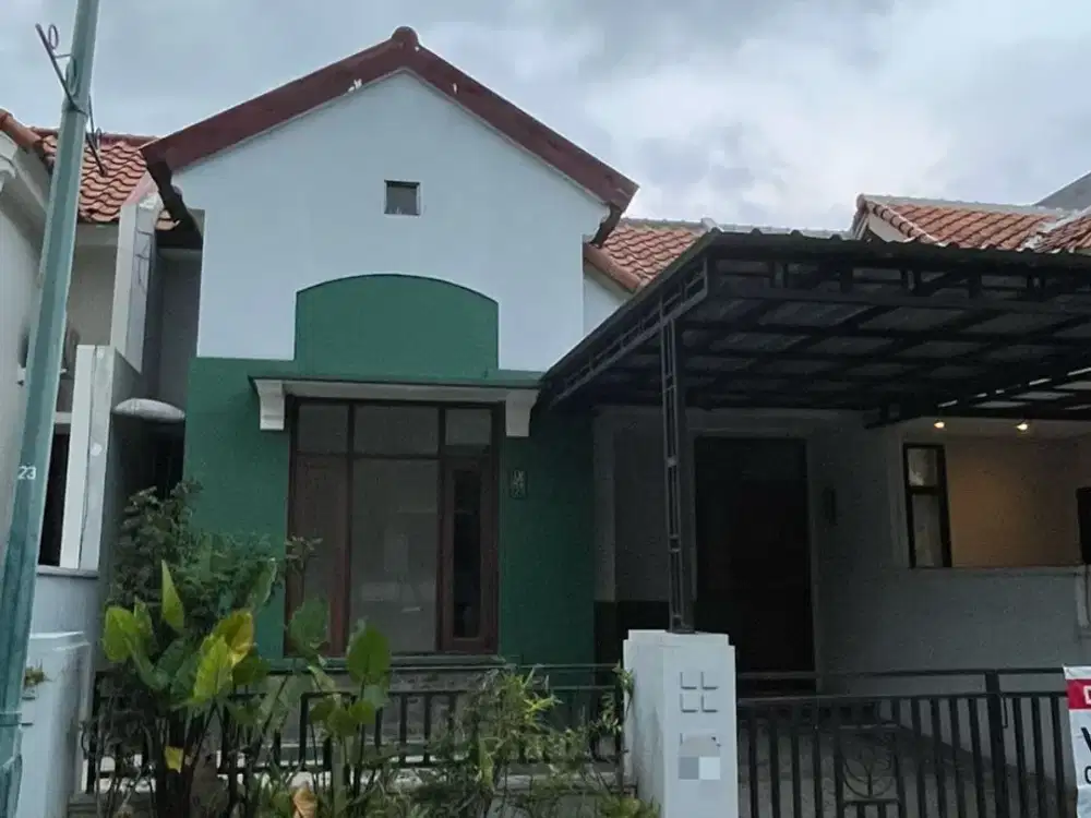 Disewakan Rumah 1 Lantai di Cluster Alam Hijau Dekat Pasar Citraland