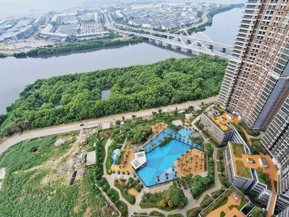 Apartement Gold Coast View Sea Furnish 1BR PIK Jakarta Utara