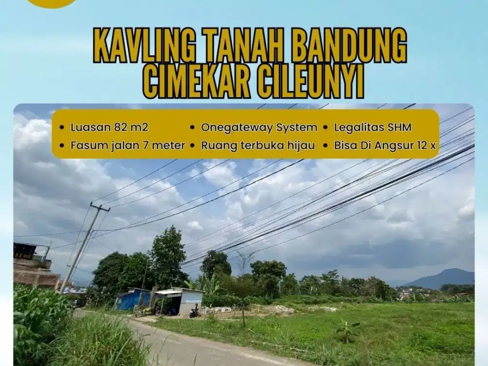 Jarang Ada Tanah 10 Meter Manglayang Soccer Row Jalan 7 Meter SHM