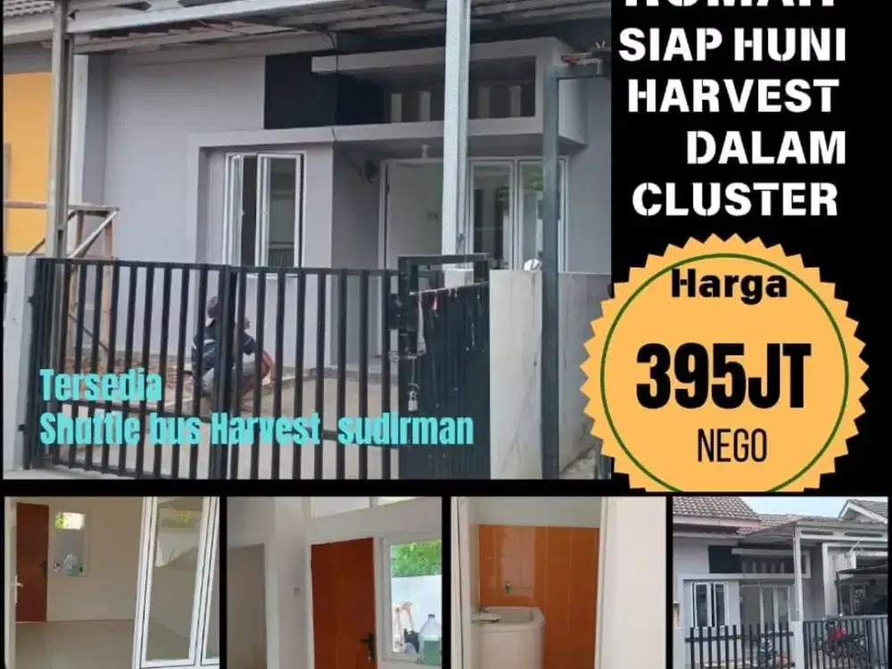 Di Jual Rumah Cantik Siap Huni Cluster Favorite. Harvest City Cibubur.