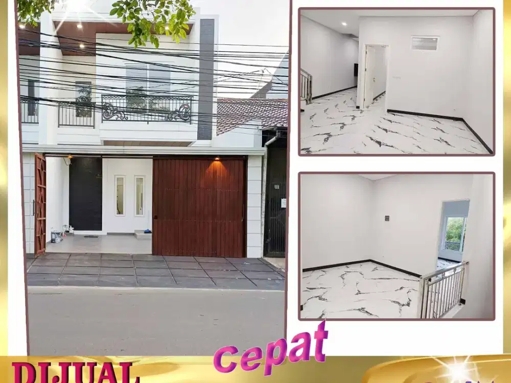 DIJUAL RUMAH BARU 2½ Lantai di Kosambi Utara Raya Cengkareng  - AR