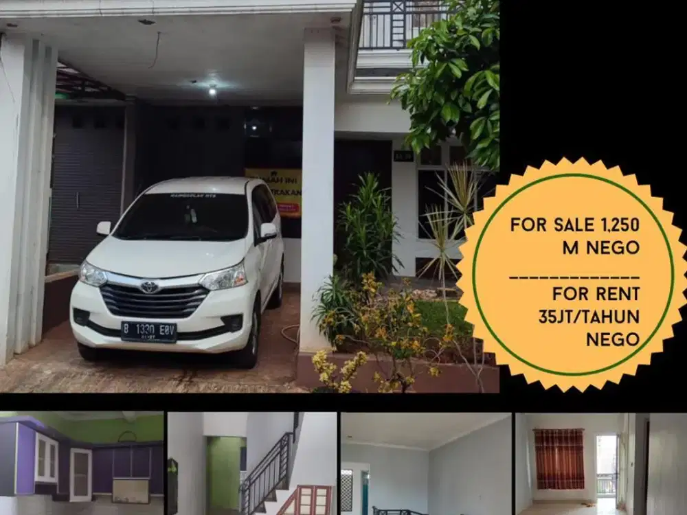 Di Jual Cepat Rumah Cantik Siap Huni . The Addres Cibubur.