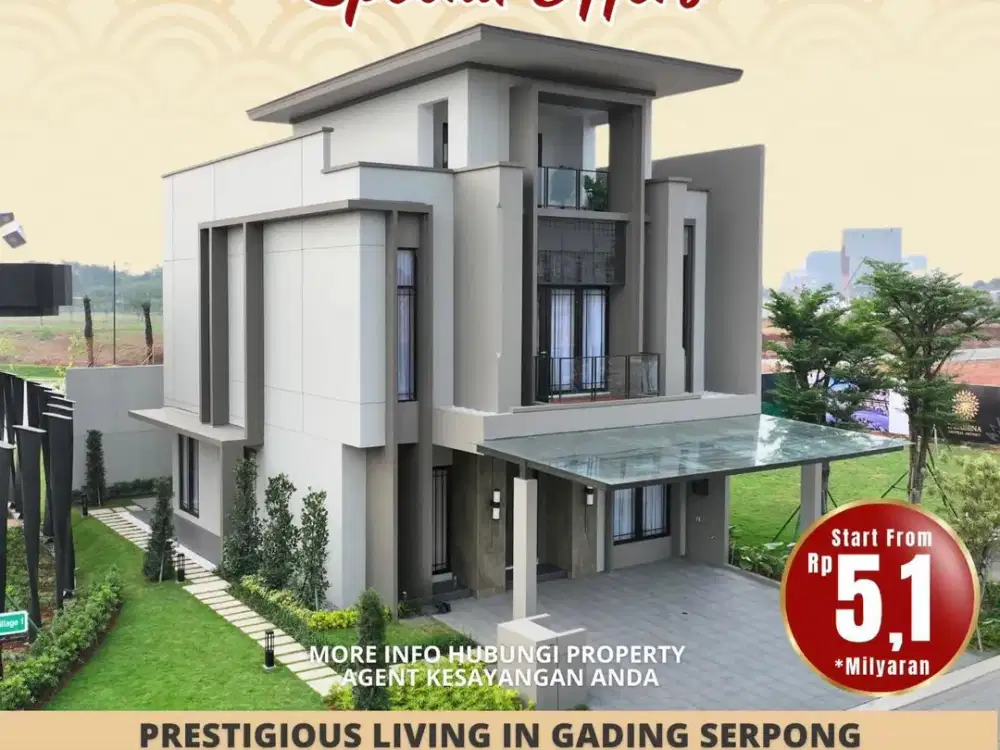 GRAND PASADENA VILLAGE Rumah Premium terbaru dari Paramount Land 5man