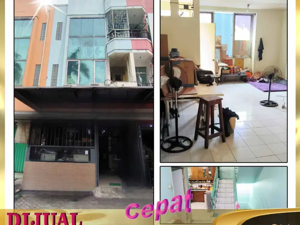DIJUAL RUKO 3½ Lantai di Taman Palem Cengkareng Jakarta Barat - HL