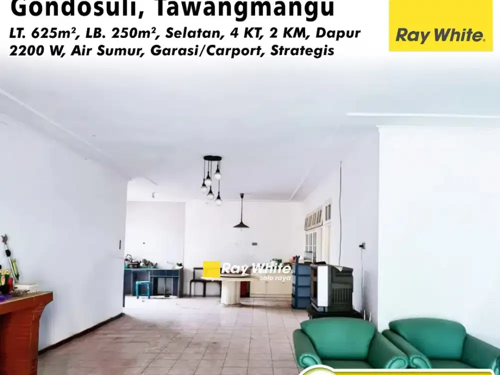 Dijual Villa di Kawasan Wisata Tawangmangu, Lokasi di Gondosuli