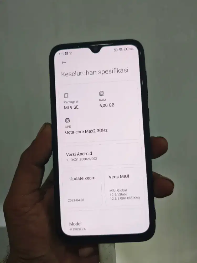 Xiaomi mi 9 se 6/64 re write