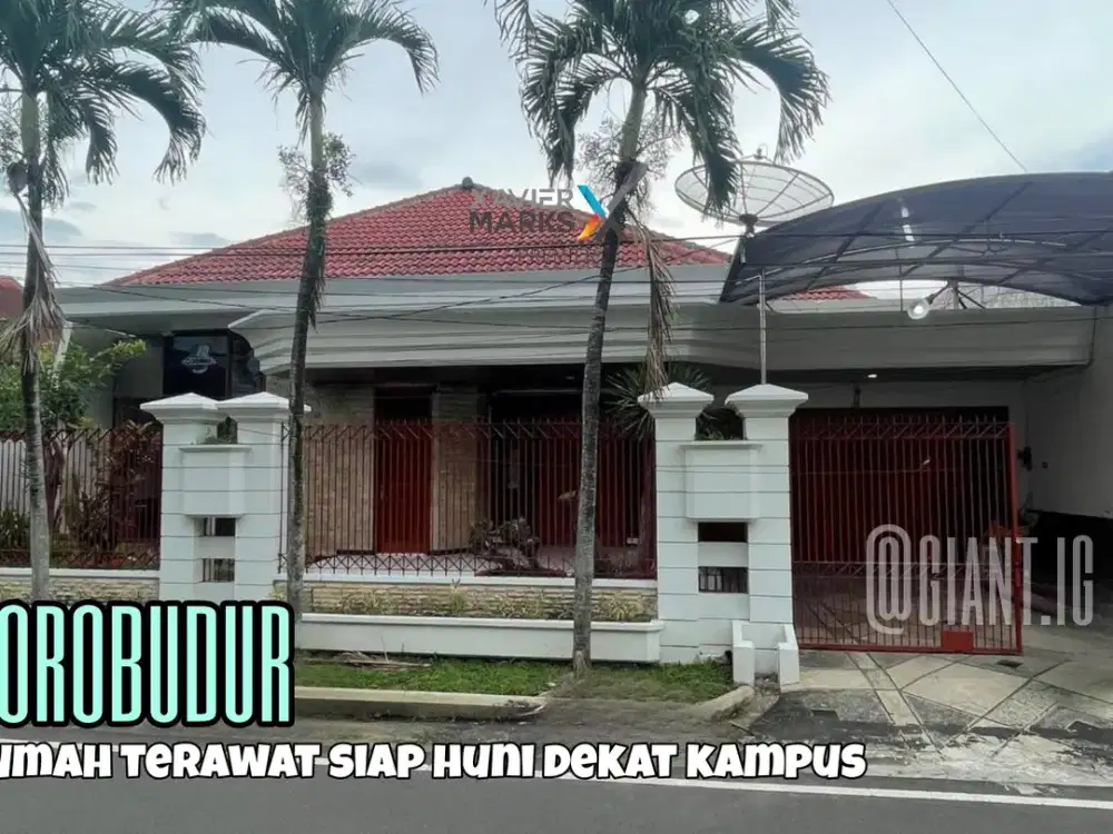 Rumah Open Space Modern Semi furnished di Borobudur Blimbing Malang