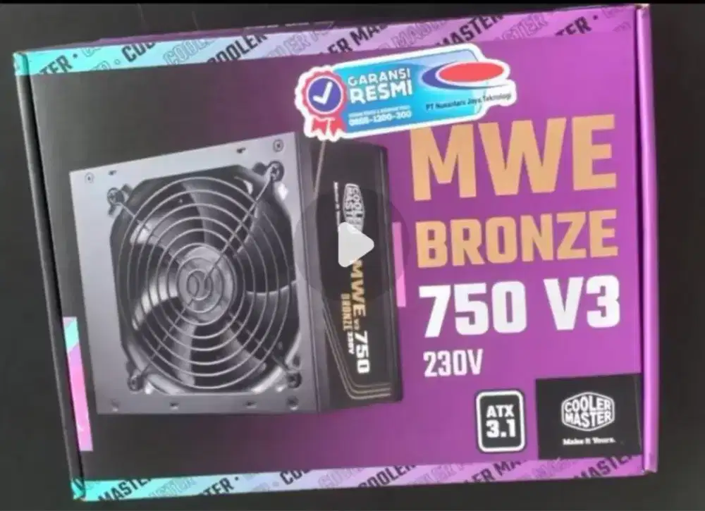 PSU COOLER MASTER 750W 80 + BRONZE