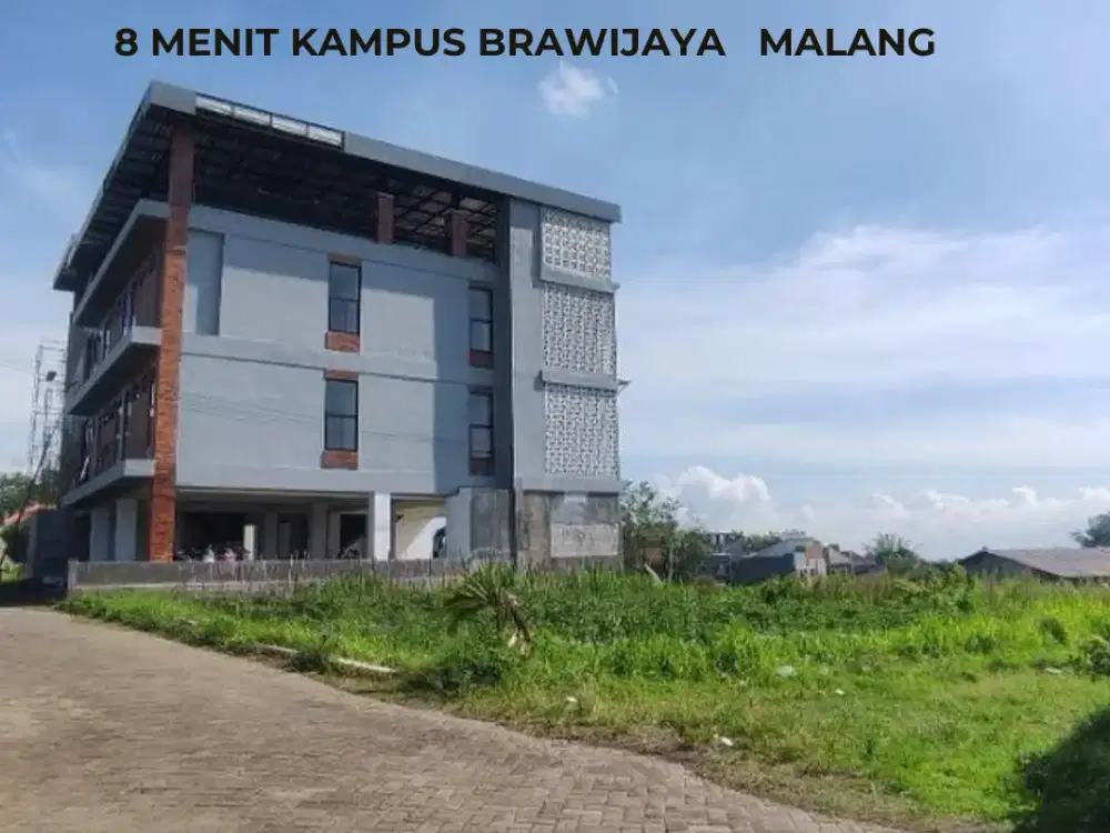 Tanah Dijual Luas 200 meter cocok untuk Kost 8 menit kampus UB