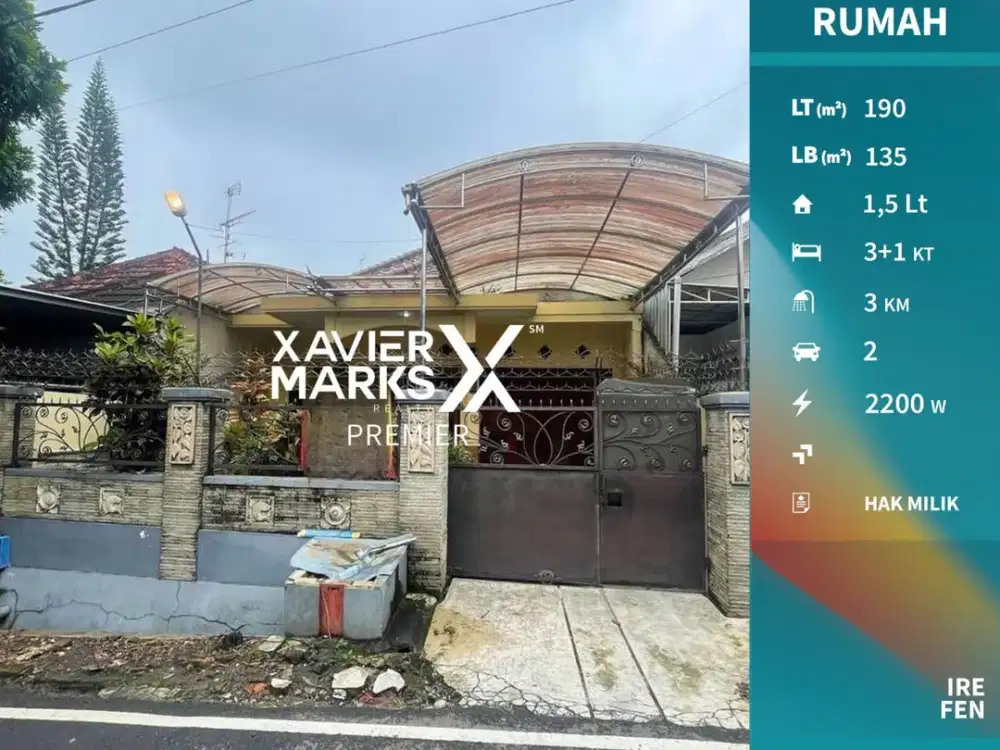 Dijual Rumah 3 Kamar Tidur Terawat di Gunung Gunung Tidar Malang