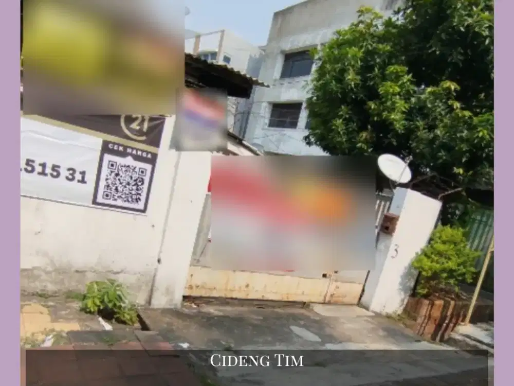 Dijual Rumah Harga NJOP di Cideng Timur