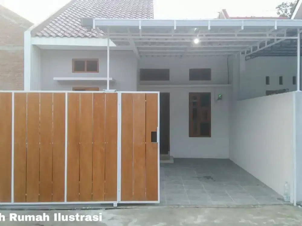 Rumah (Pesan Bangun) Bonus Pagar dan Canopy Nusukan Solo