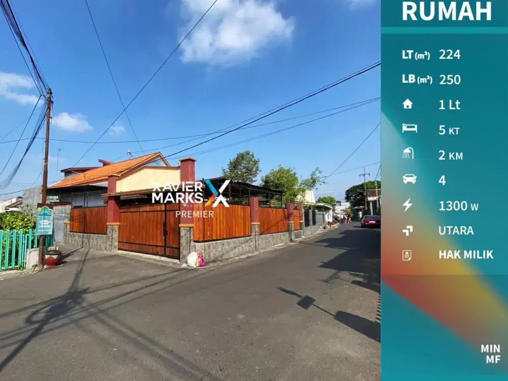 Dijual Rumah Posisi Hook di Letjen Sutoyo Lowokwaru Malang