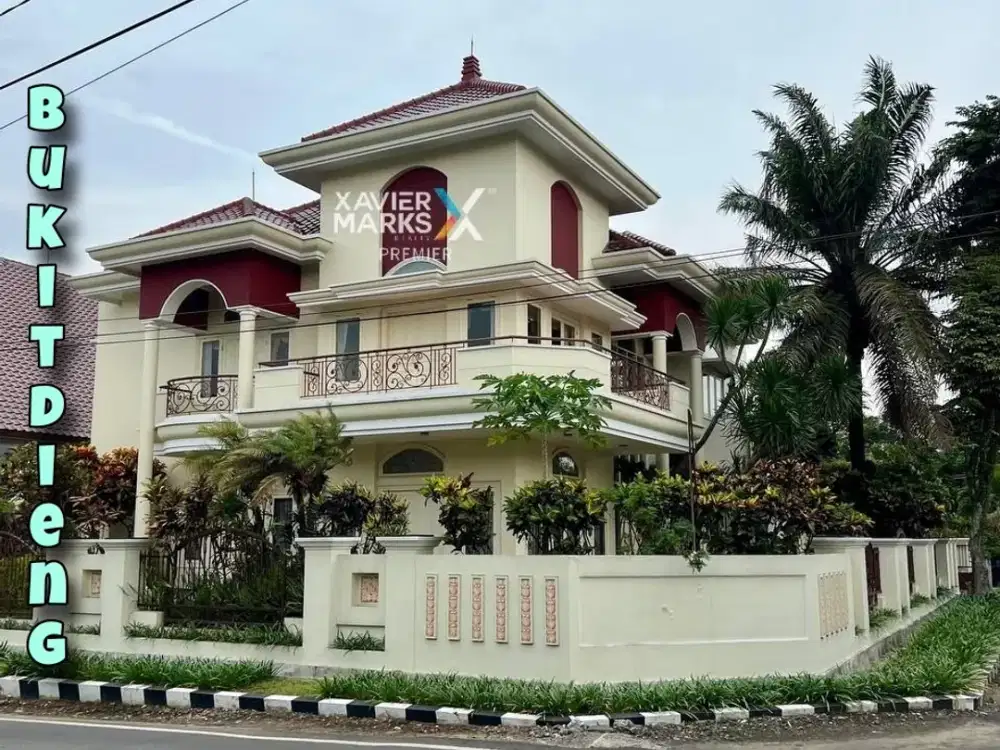 Rumah mewah terawat di bukit dieng Malang
