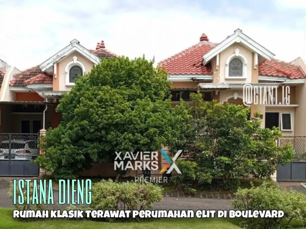 Rumah Klasik Terawat di Boulevard Istana Dieng Malang
