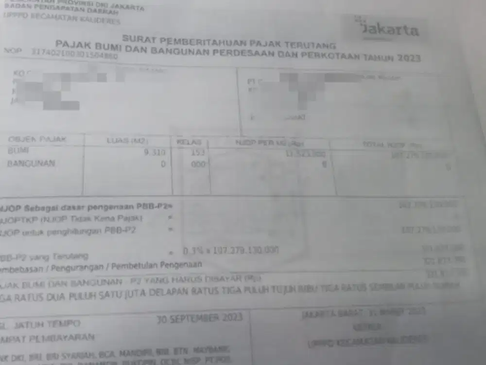 Dijual Tanah Kosong Jakarta Barat