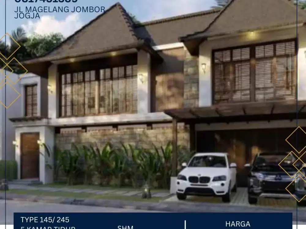 Rumah Dijual Mlati 2 Lantai 5 Kamar Pesan Bangun Dekat JCM Dan SCH