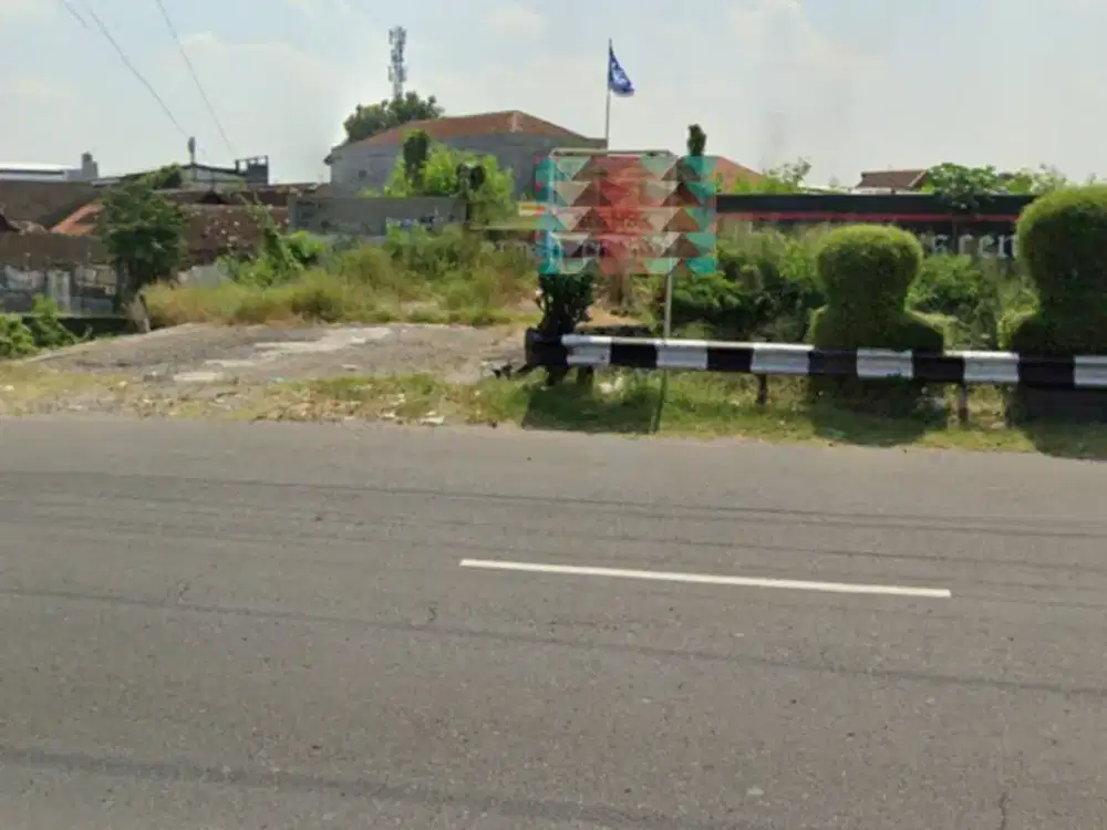 Tanah Komersil Mangku Jl Raya 2 Arah Bonus Pagar Tembok Keliling Solo