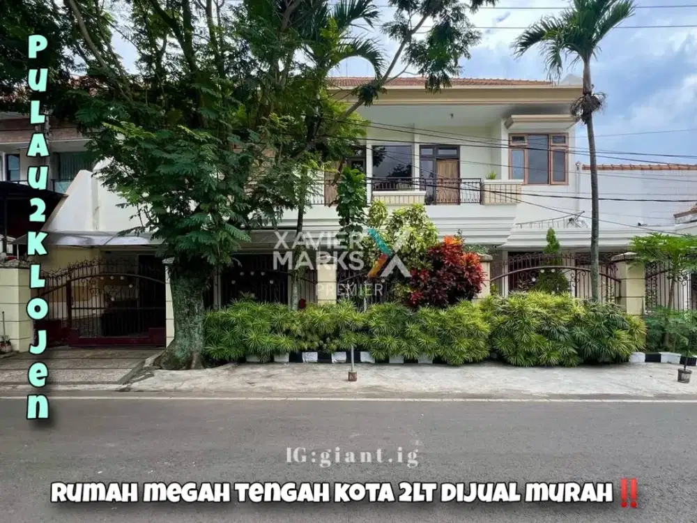 Rumah Klasik Tengah Kota di jalan pulau pulau, Klojen Malang