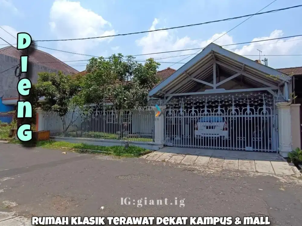 Rumah Klasik Cantik & Terawat di Daerah Dieng, Kota Malang