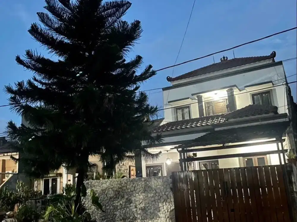 Rumah dijual bukit golf riverside cibubur dua lantai siap huni